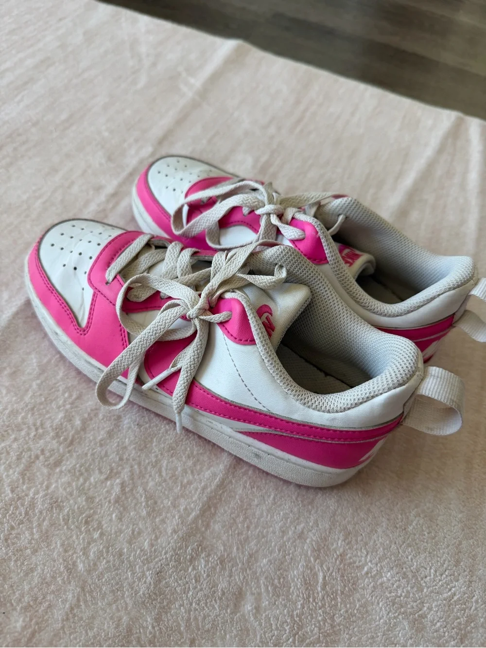 Nike Kids Court Borough Low Pink/White